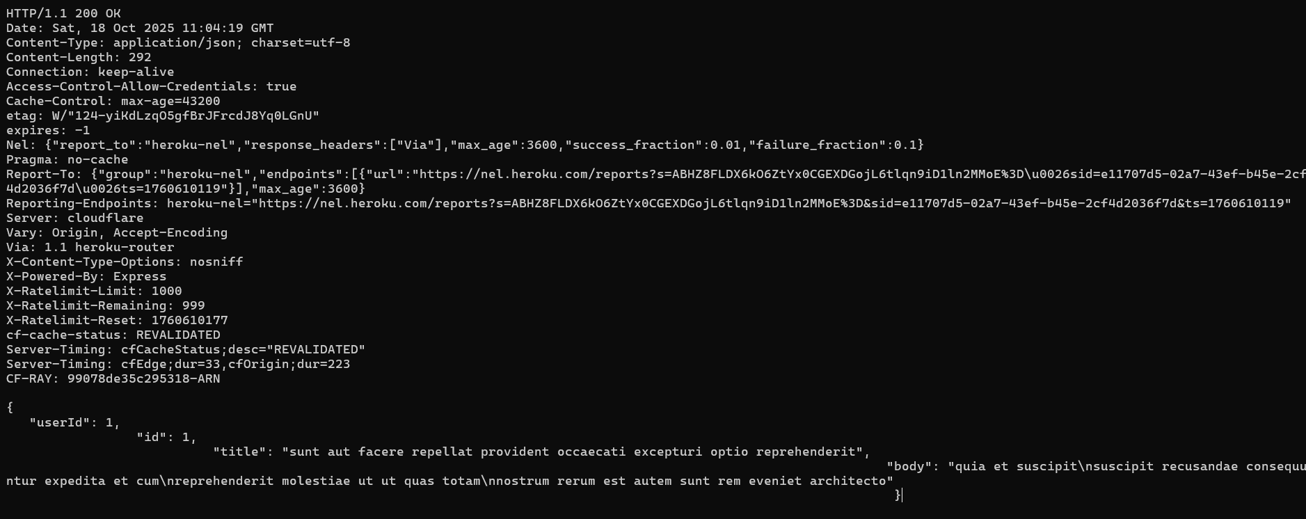 Скриншот выполнения команд в CLI